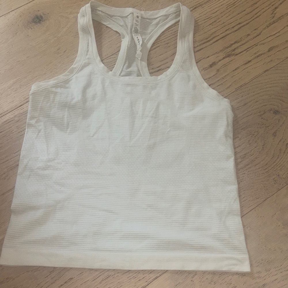 lululemon athletica White Tank Top